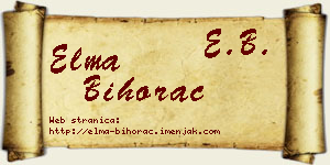 Elma Bihorac vizit kartica